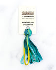 Treenway Silks Ribbon 3.5mm Montano - Paua Shell