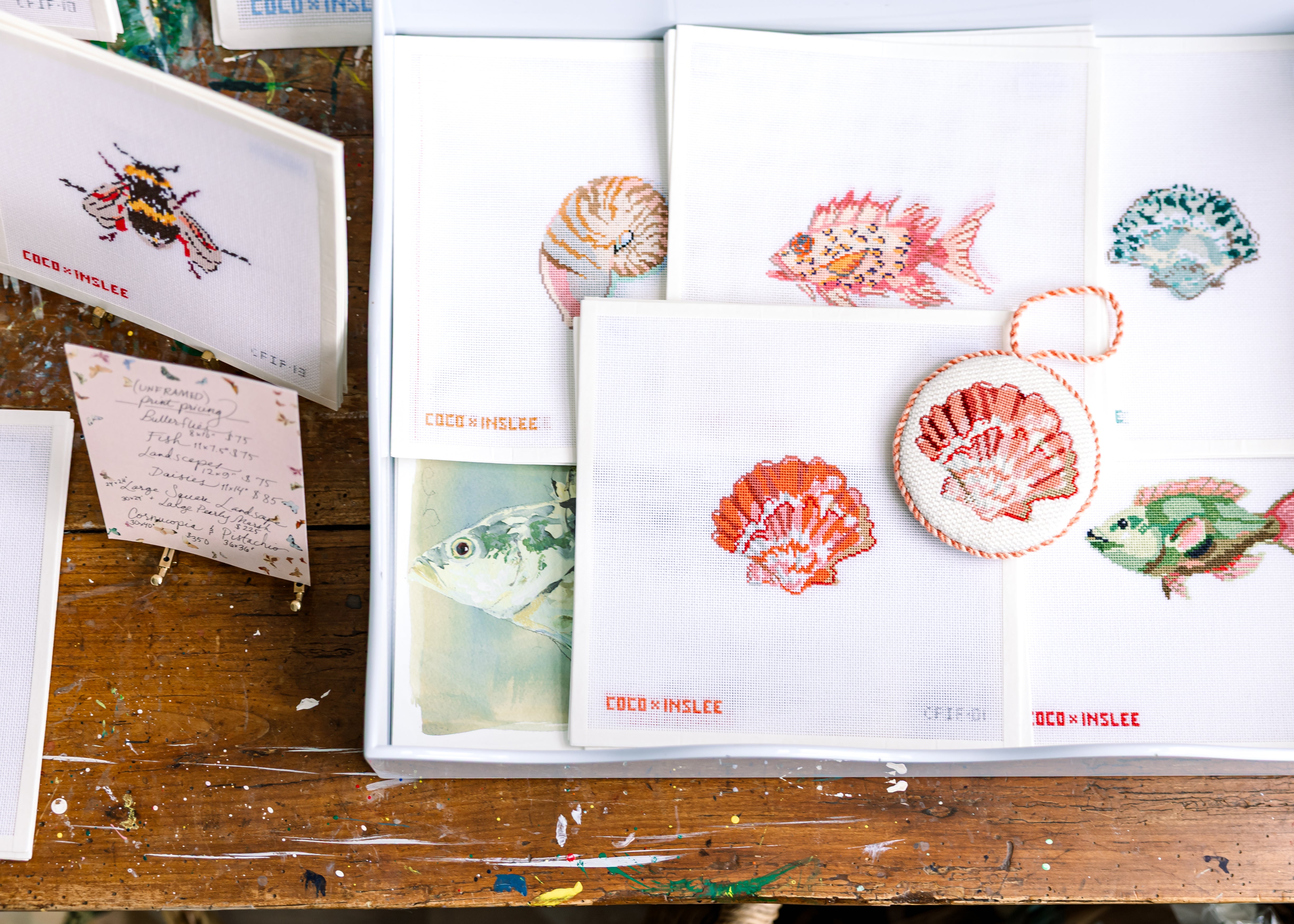 Inslee Fariss Coral Scallop Shell – Coco Frank Studio