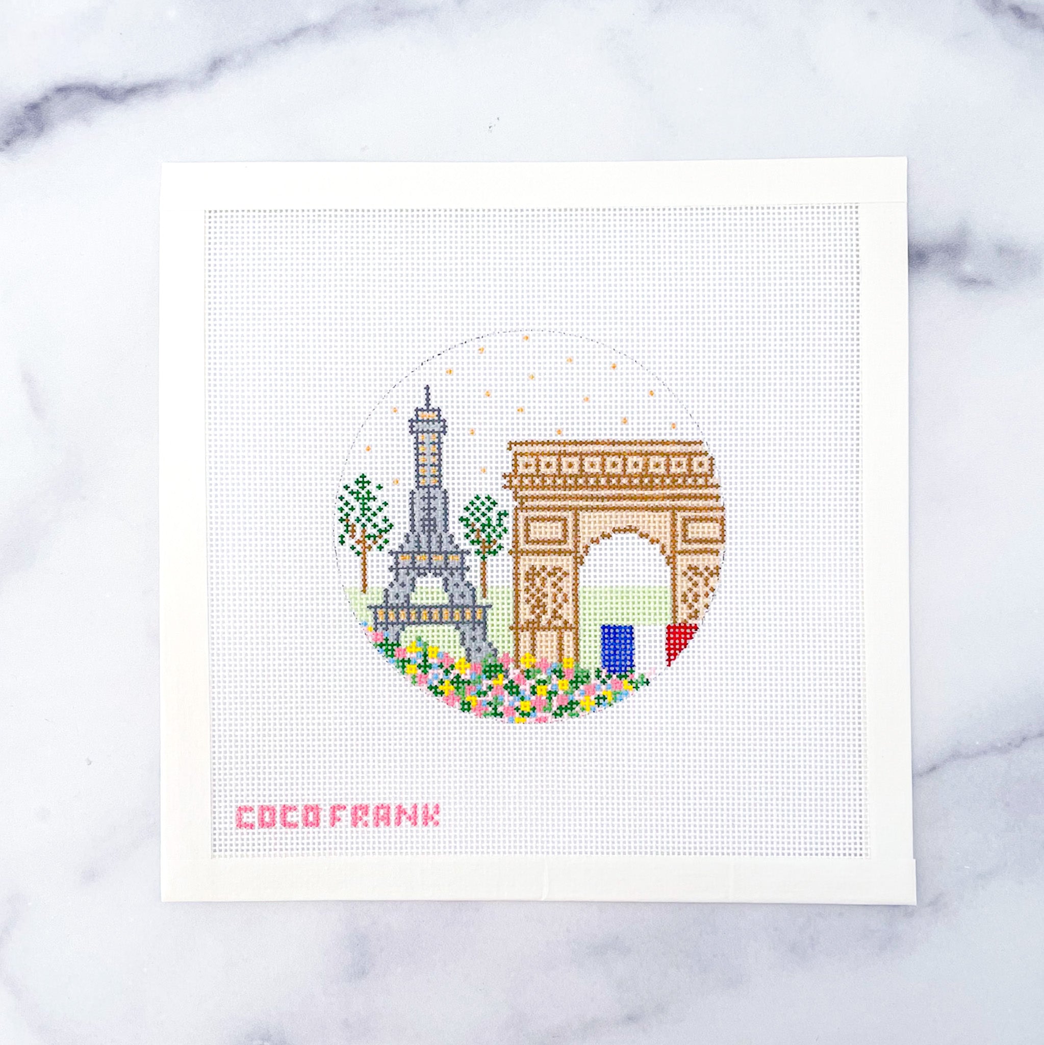 Paris Needlepoint Canvas 18 Mesh – Coco Frank Studio