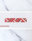 Diagonals Keychain Warm Neutral