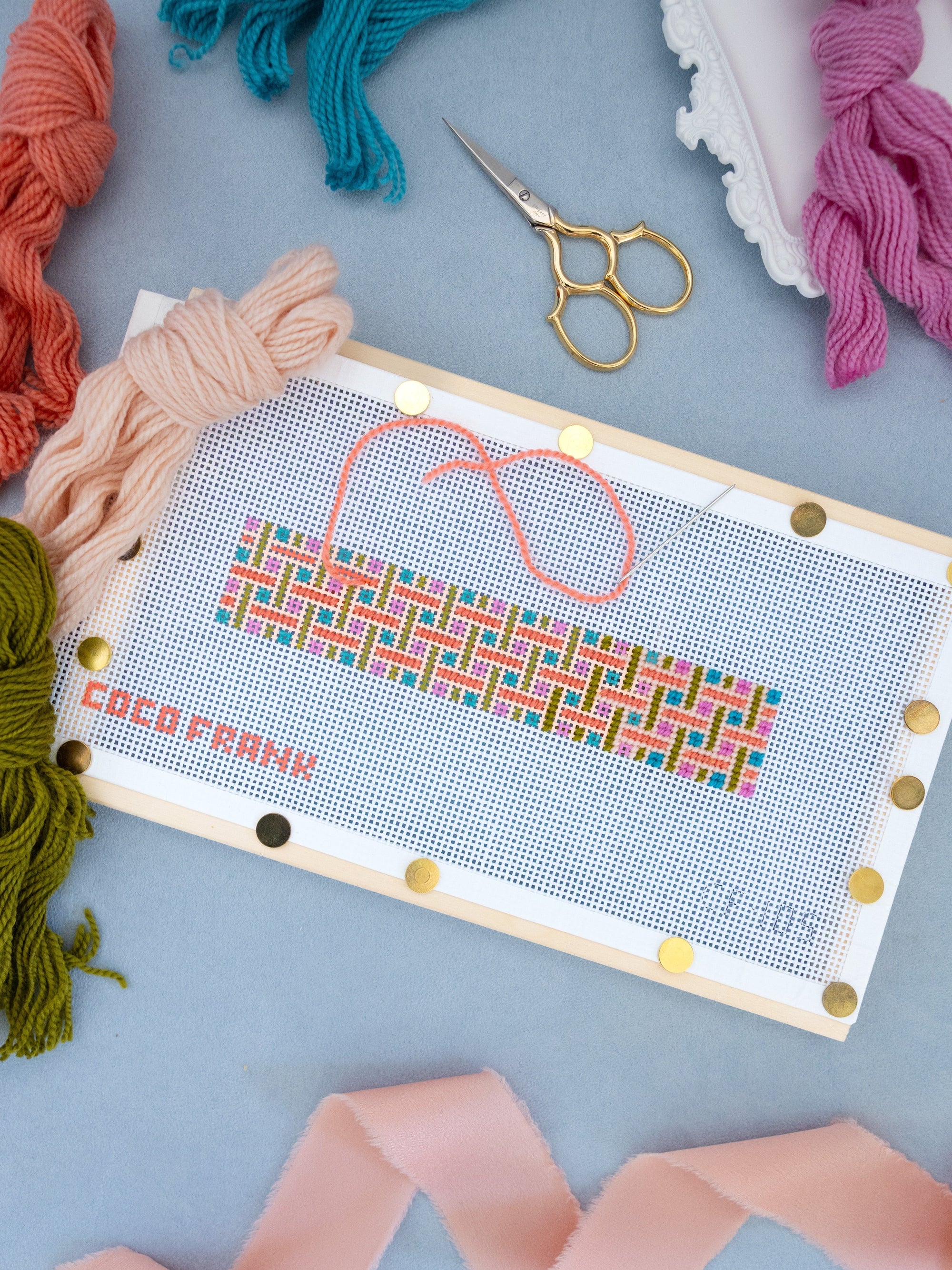 Mini Stitch Guide: Woven Keychain