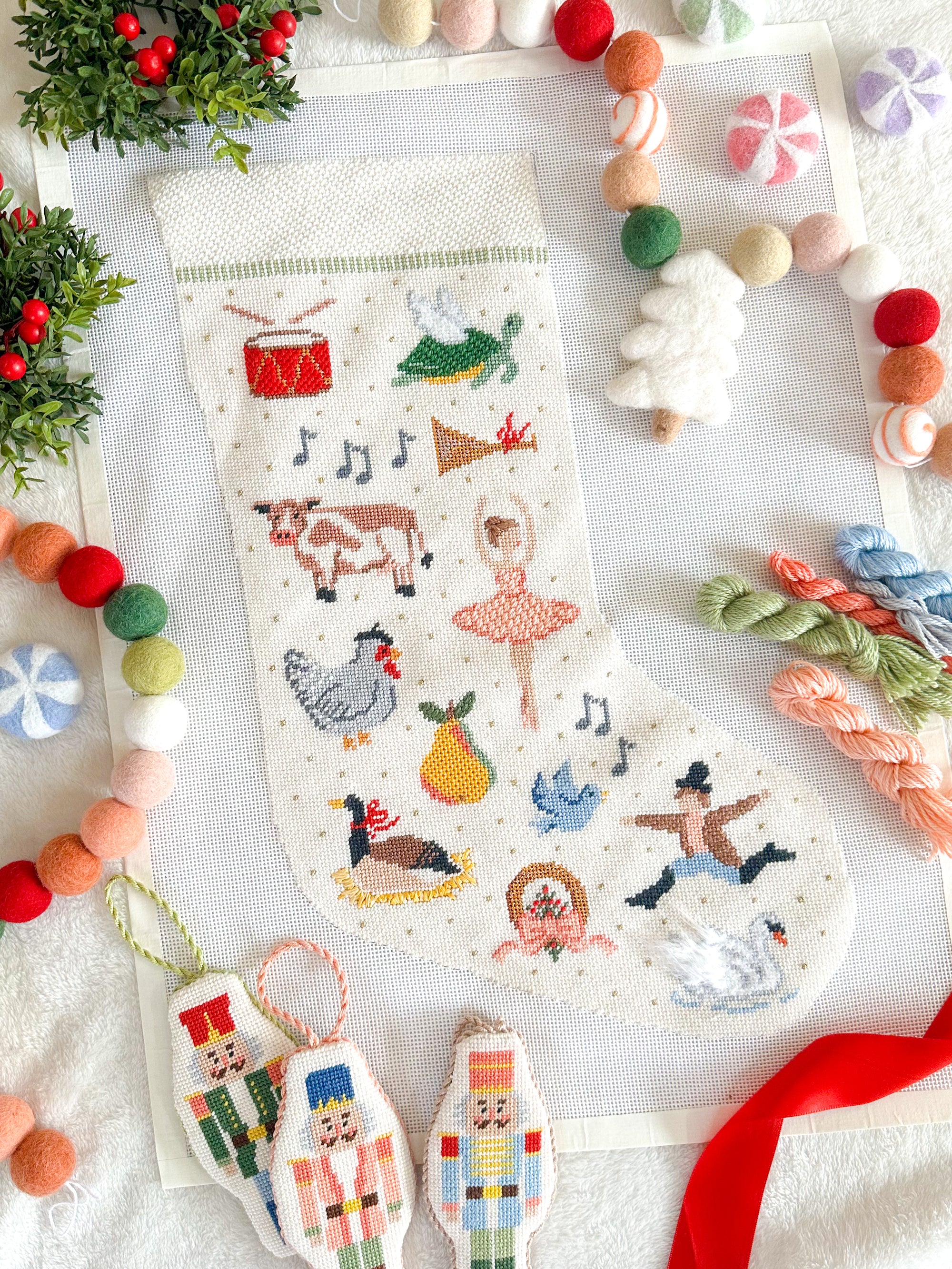 Mini Stitch Guide: 12 Days Stocking