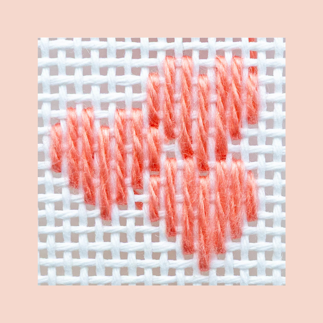 Heart Bargello Stitch