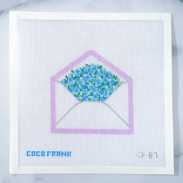Love Letter Lavender Needlepoint Canvas 18 Mesh – Coco Frank Studio