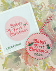 Baby's First Christmas Pink