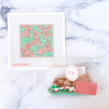 Bunnies Needlepoint Canvas – Coco Frank Studio