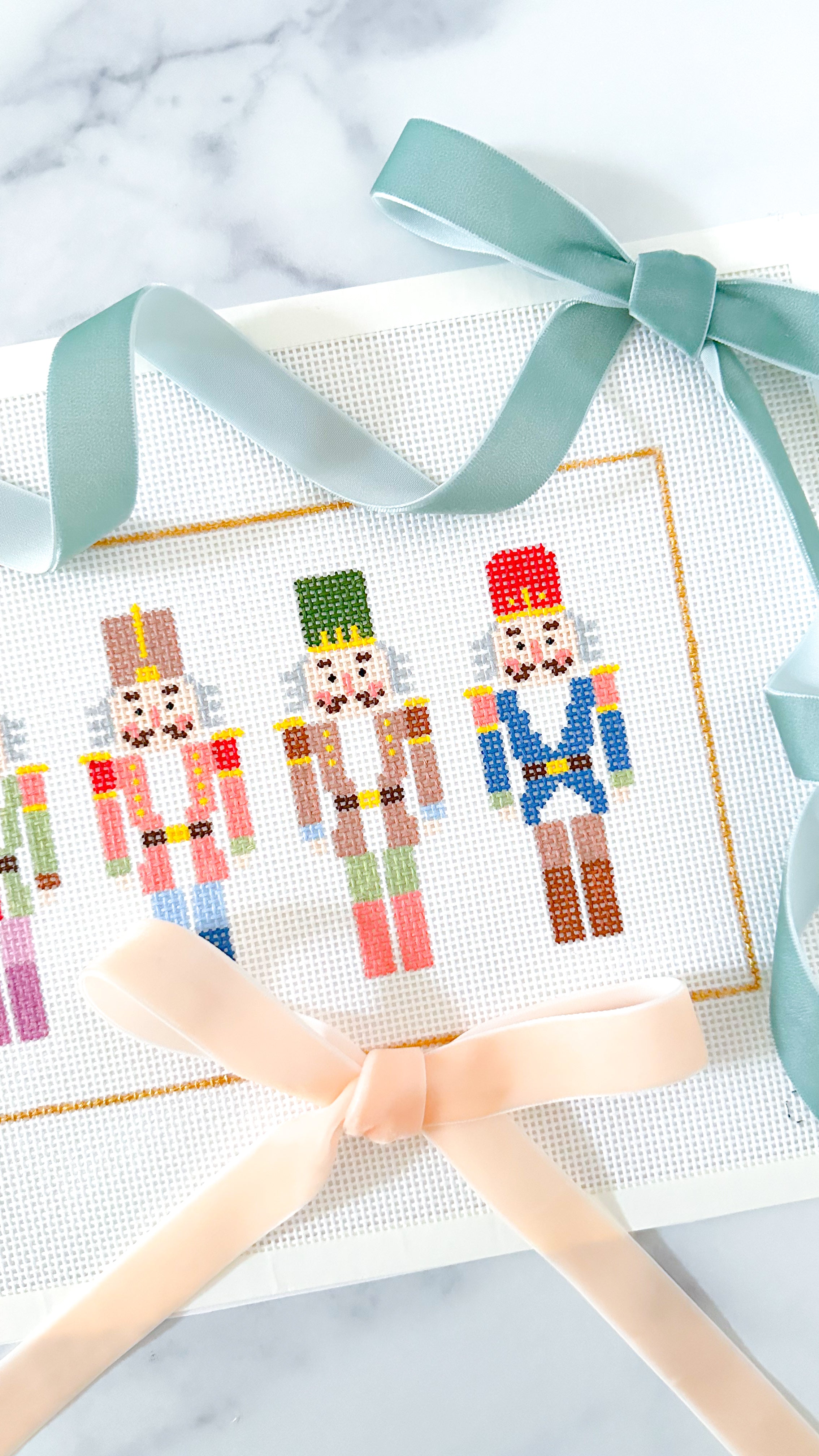Nutcracker Octet Needlepoint Canvas – Coco Frank Studio