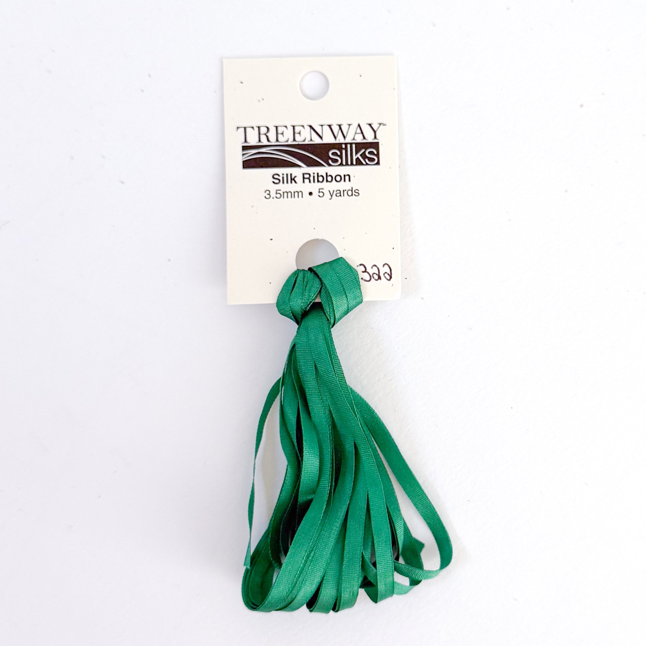 Treenway Silks Ribbon (3.5 mm) - 322 Holly – Coco Frank Studio