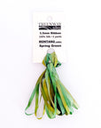 Treenway Silks Ribbon 3.5mm Montano - Spring Green