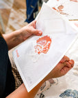 Coral Scallop Shell