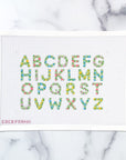 Floral Alphabet Sampler