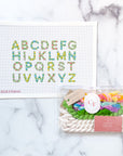 Floral Alphabet Sampler